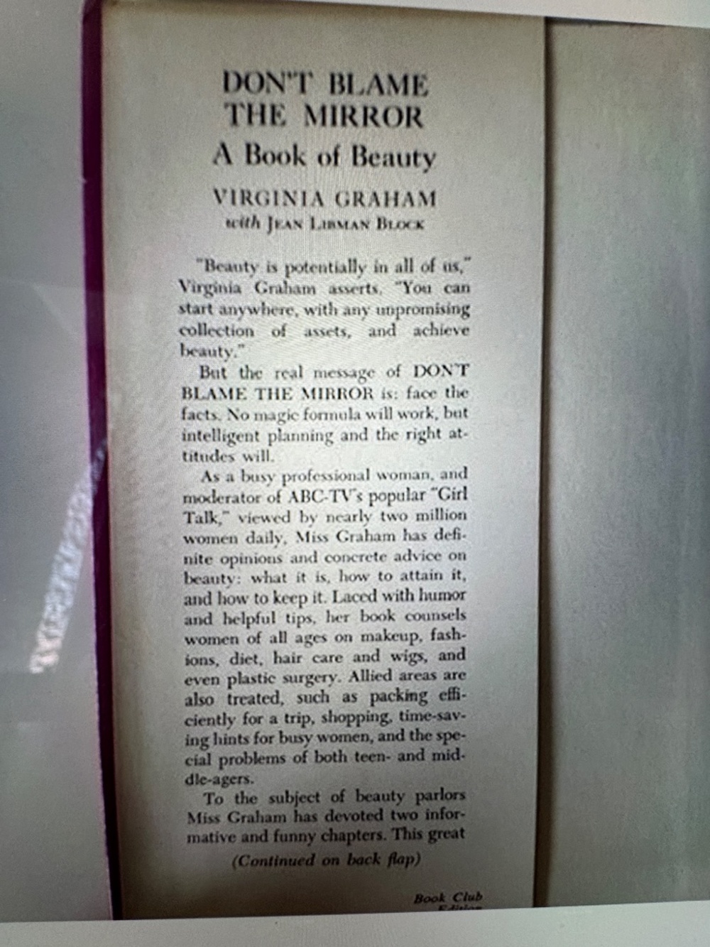Don't Blame the Mirror, 1967 - Picture 2 of 8